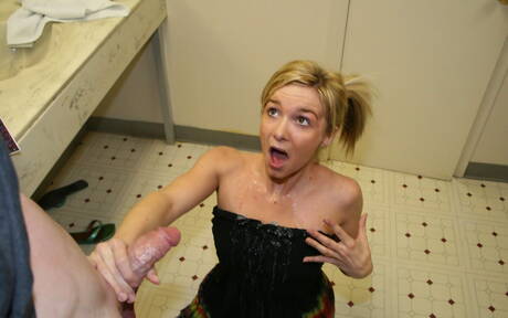 Cum Blast City picture collection featuring Ericka in jerking some dick